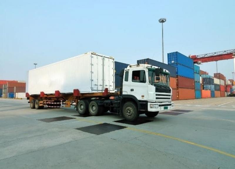 Transport Umzugscontainer